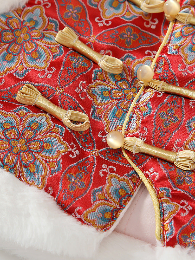 Baby Boy Girl Qipao long-sleeve Coat Children's Chinese New year