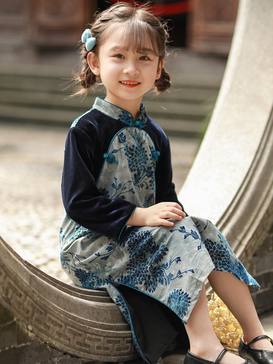 Girl Qipao Dress Chinese New Year