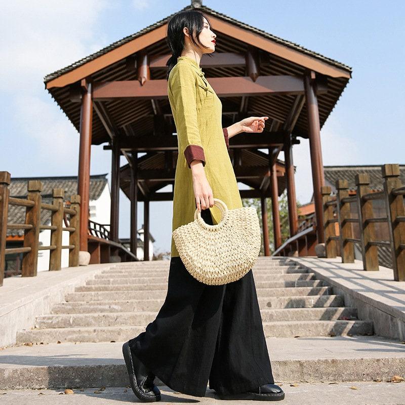 Linen Cotton Cheongsam Blouse