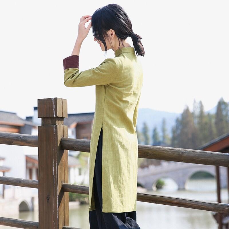 Linen Cotton Cheongsam Blouse