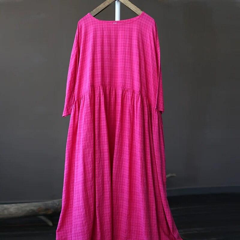 Women's Loose Cotton Dress