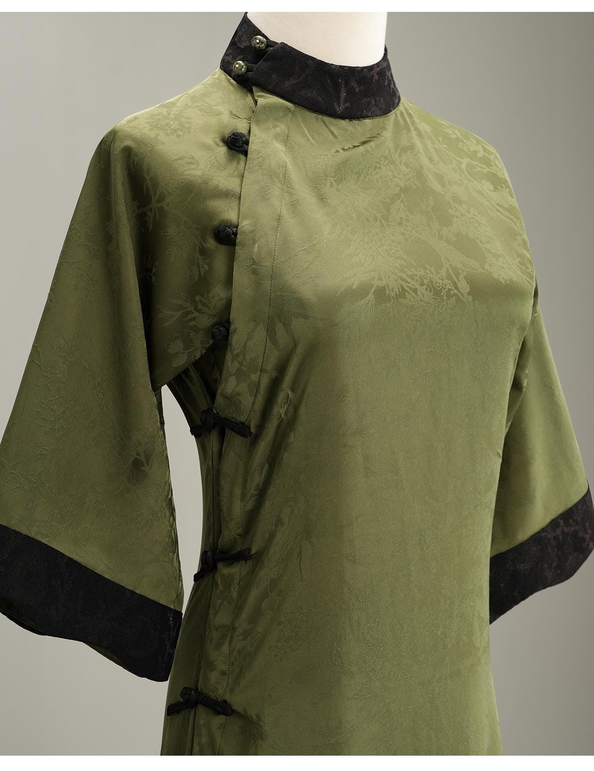 Traditional Cheongsam, Chinese Green Qipao Dress Modern