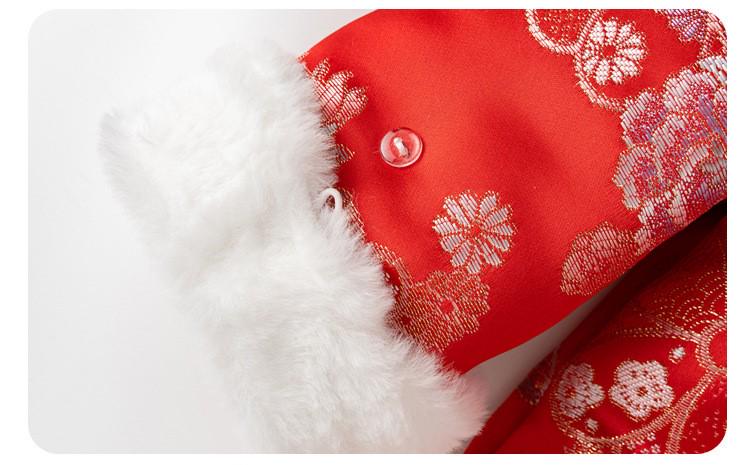 Baby Girl Qipao long-sleeve Dress Children's Chinese New year