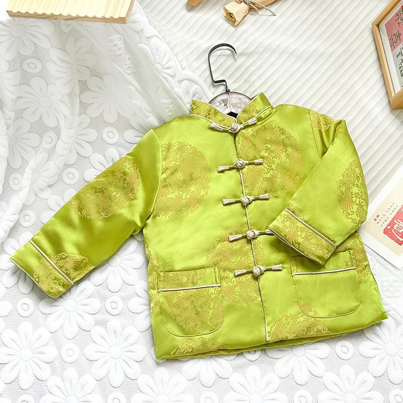 Girl's/ Boy Qipao long-sleeve Coat Children's Chinese New year