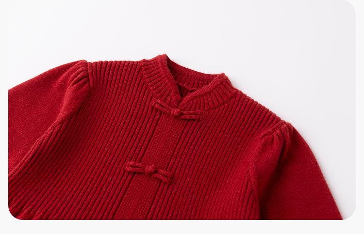 Boy's Sweater Girl's Qipao Pattern long-sleeve Shirt Children's Chinese New year