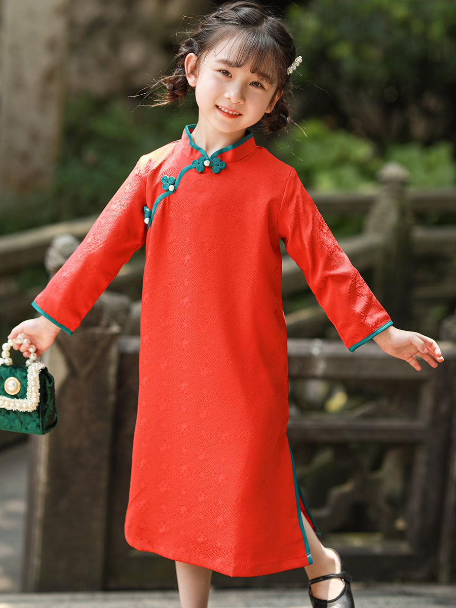 Organe Qipao Dress For Girl