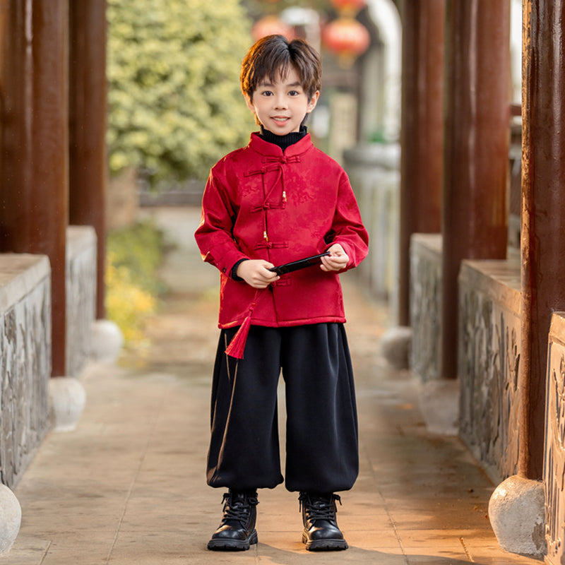 Kid's Cheongsam For Girl and Boy Chinese New Year