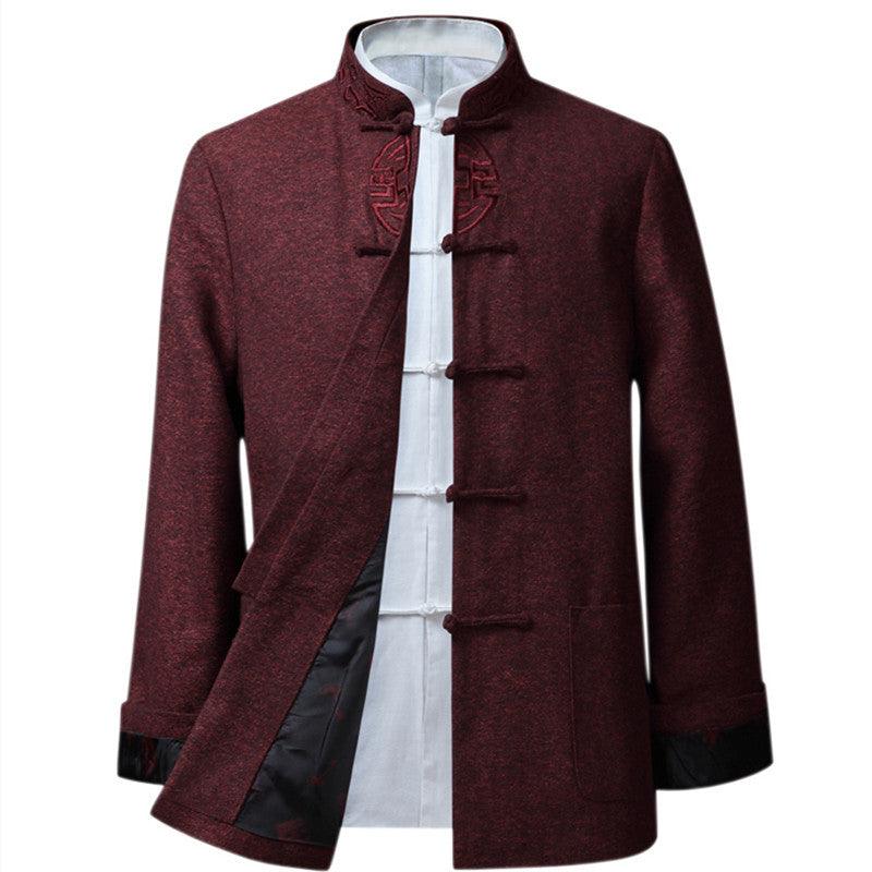 Three Color Men’s Jacket Tang Jacket Chinese Wedding