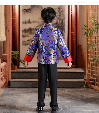 Boy's Chinese New Year Jacket Dragon pattern