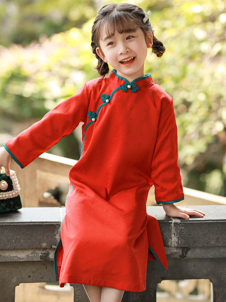 Organe Qipao Dress For Girl