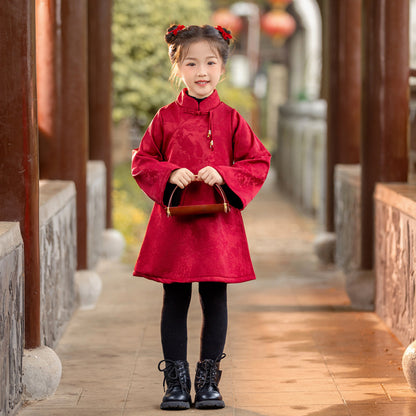 Kid's Cheongsam For Girl and Boy Chinese New Year