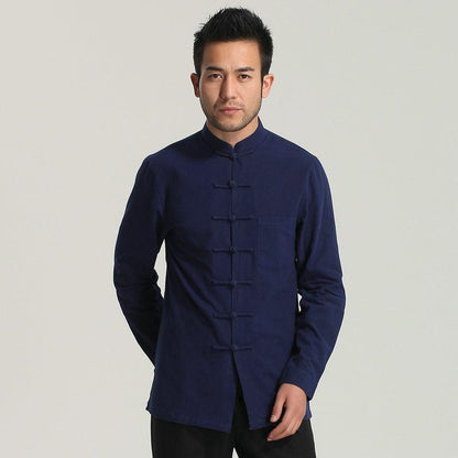 Men's Chinese Shirt Frog Button