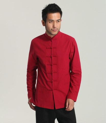 Men's Chinese Shirt Frog Button