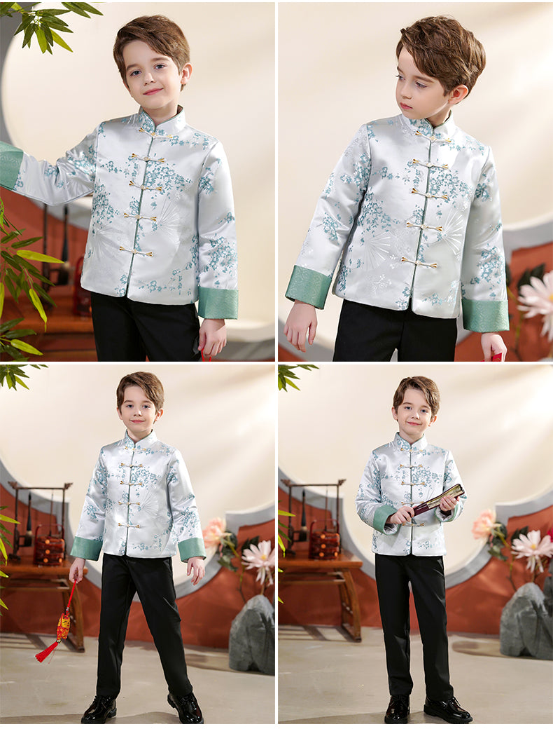 Boy's Tang Jacket Chinese New Year Children's Performance Outfit