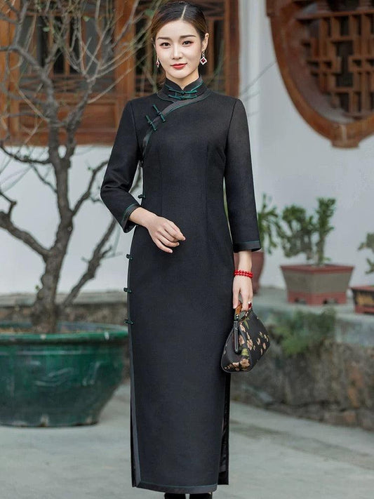 Silk and Wool Qipao