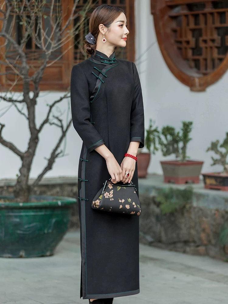 Silk and Wool Qipao