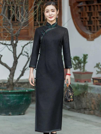 Silk and Wool Qipao