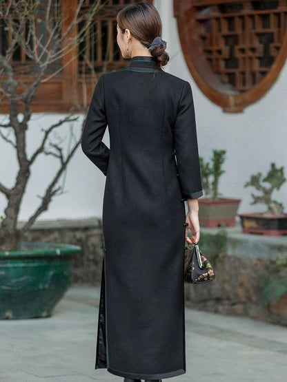 Silk and Wool Qipao