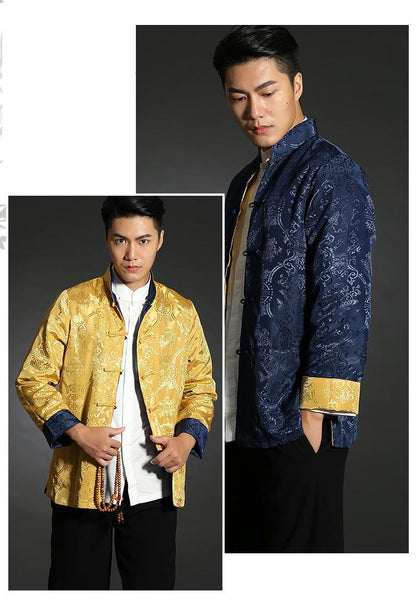 10 Colors Reversible Tang-Style Jacket Silk-Like