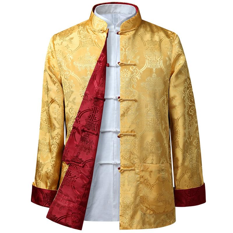 10 Colors Reversible Tang-Style Jacket Silk-Like