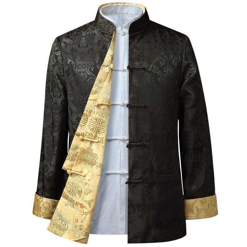 10 Colors Reversible Tang-Style Jacket Silk-Like