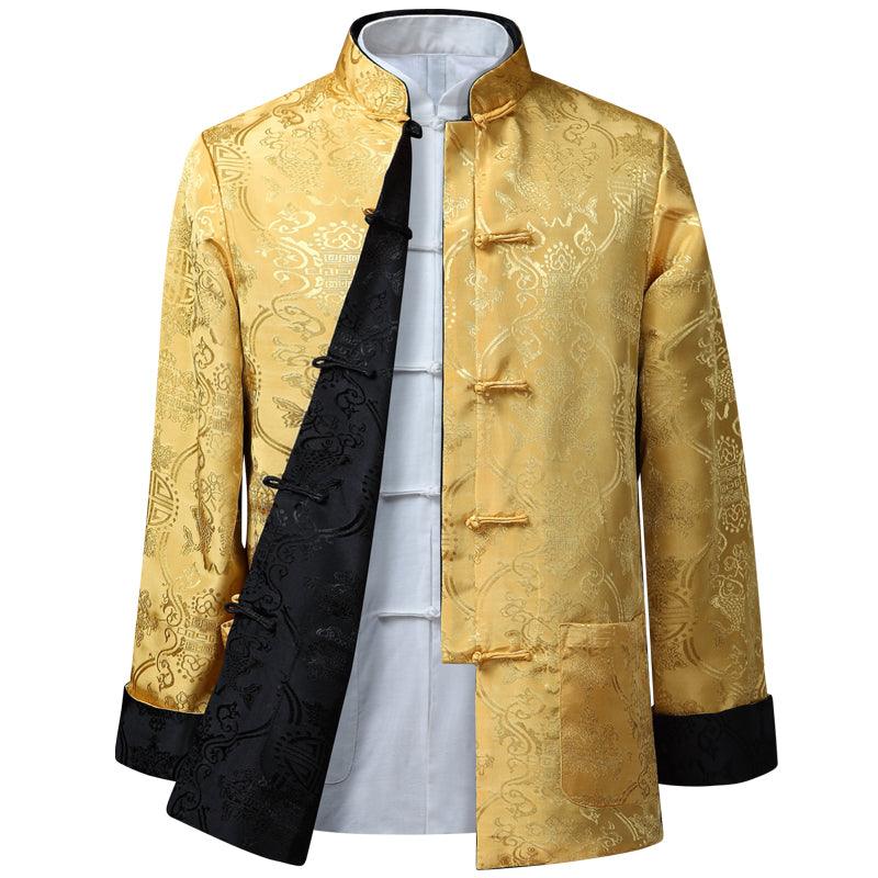 10 Colors Reversible Tang-Style Jacket Silk-Like