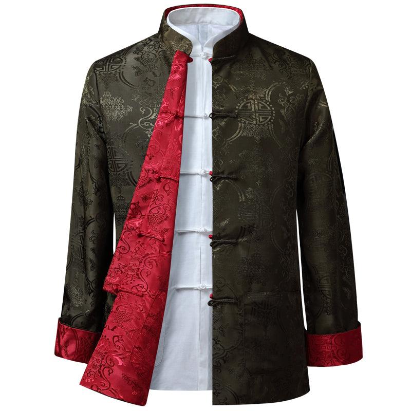 10 Colors Reversible Tang-Style Jacket Silk-Like