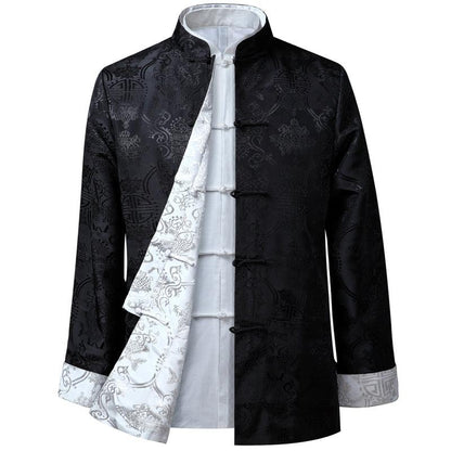 10 Colors Reversible Tang-Style Jacket Silk-Like