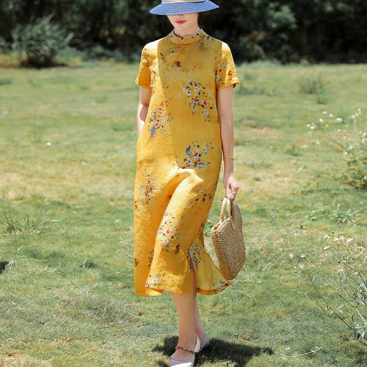 loose cheongsam dress Loose Chinese Dress Qipao Traditional Dress