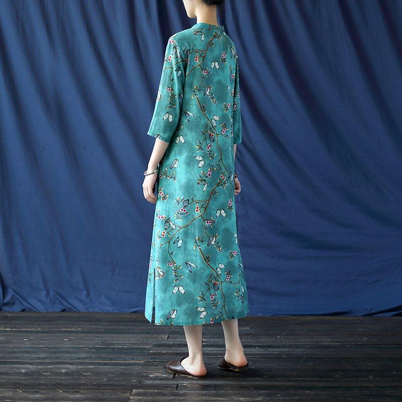 Women's Linen and Cotton Dress