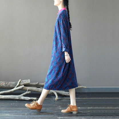 Women's corduroy Loose Dress