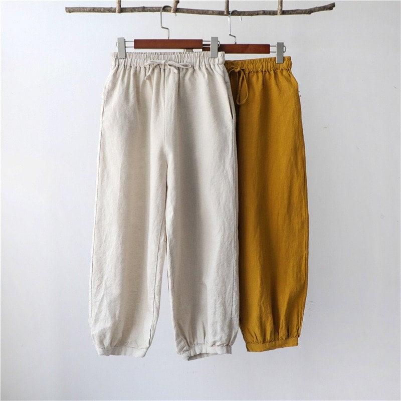 Cotton Linen Pants