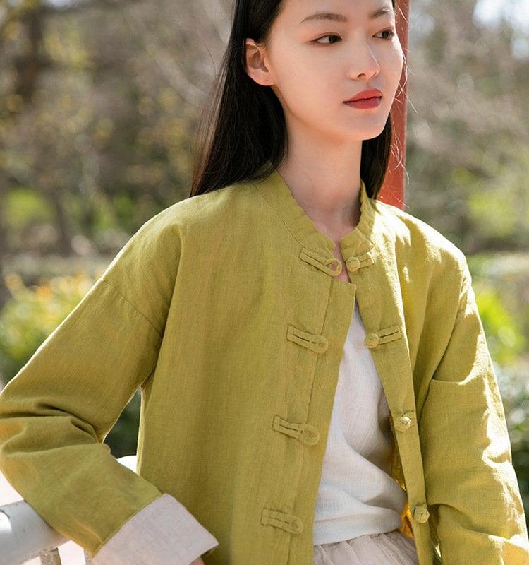 Women's Linen shirt/ Ramie Jacket