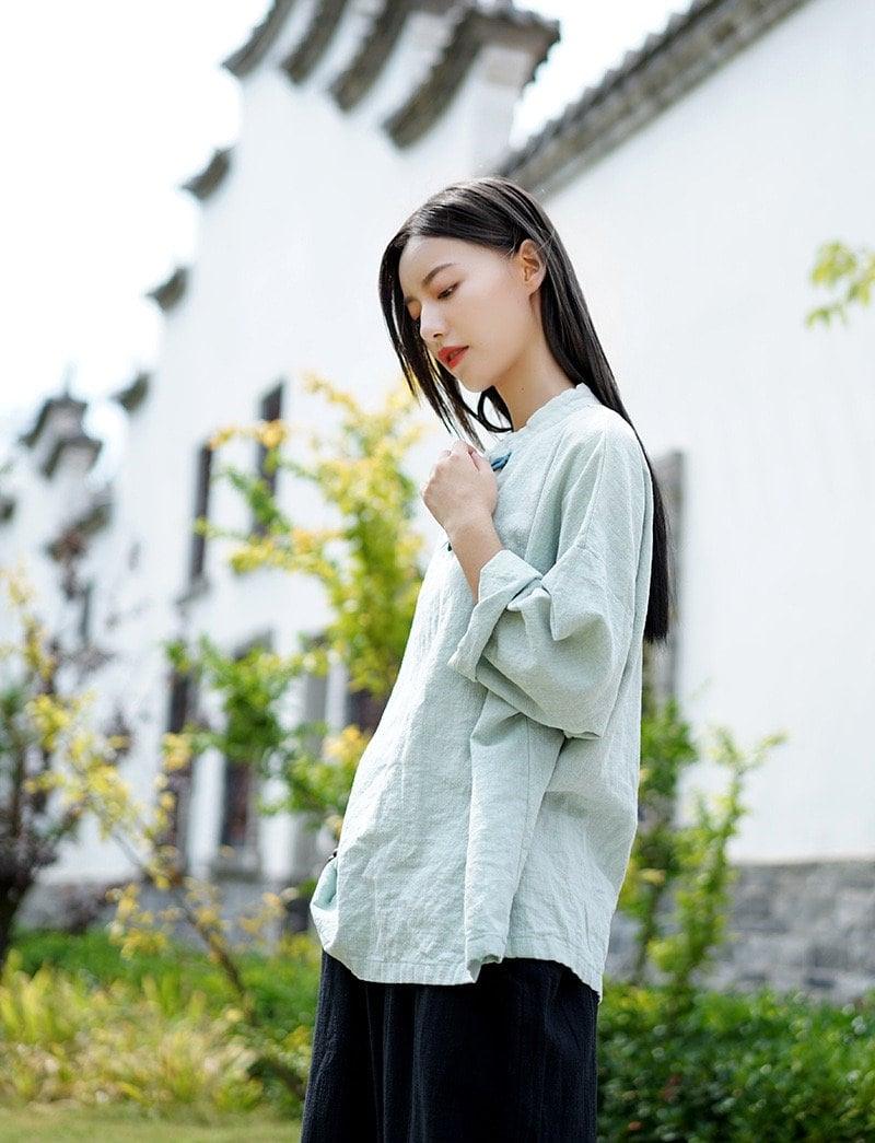 Three color Linen Shirt