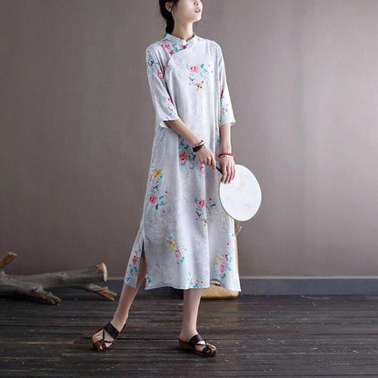 Women's Linen and Cotton Dress