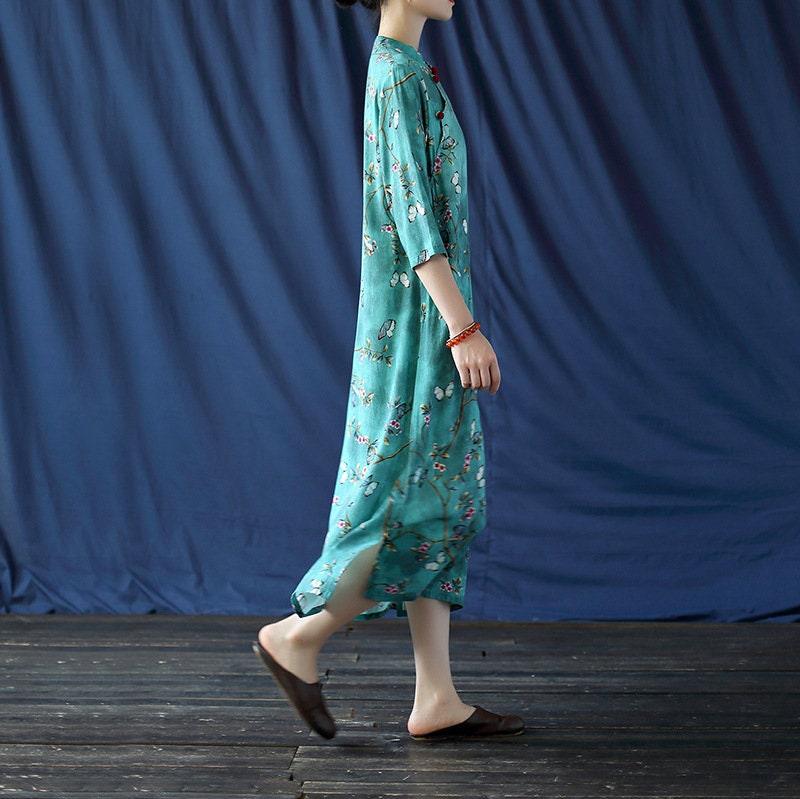 Women's Linen and Cotton Dress