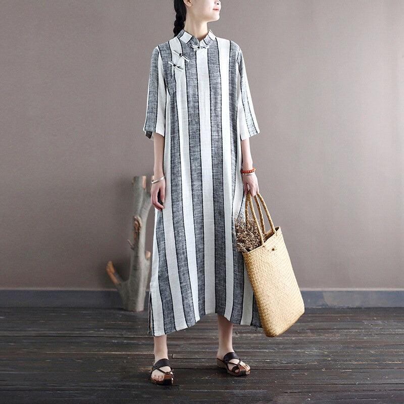 Linen Dress Loose Dress