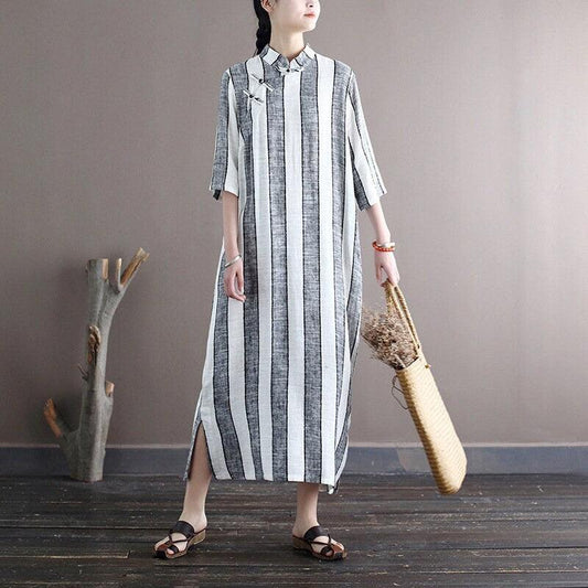 Linen Dress Loose Dress