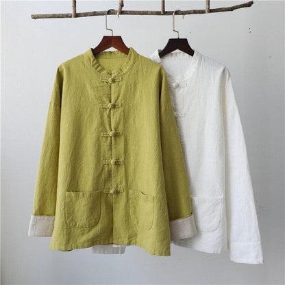 Women's Linen shirt/ Ramie Jacket