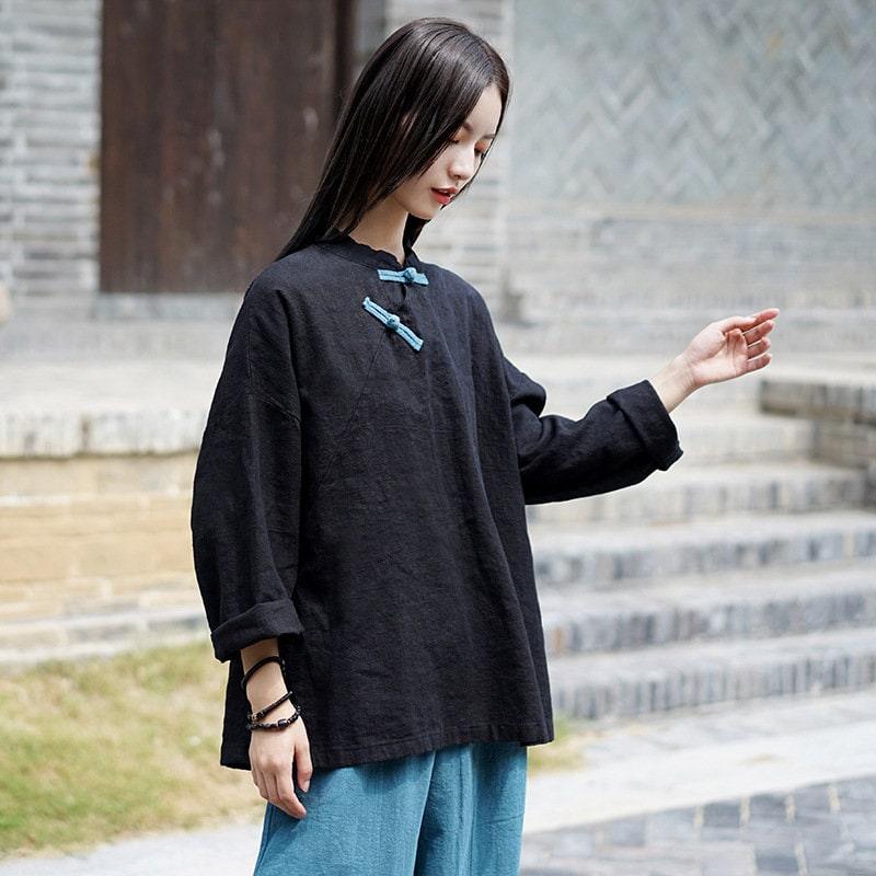 Three color Linen Shirt