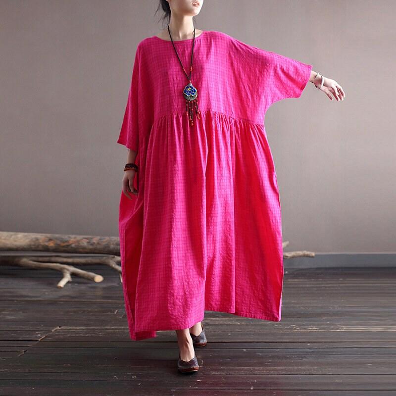 Women's Loose Cotton Dress