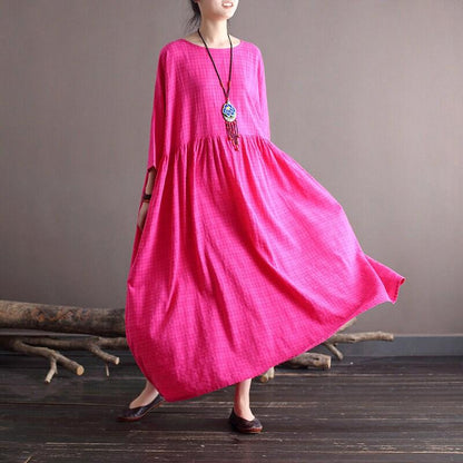 Women's Loose Cotton Dress