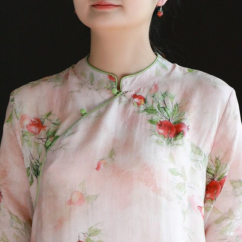 Ramie Qipao Dress