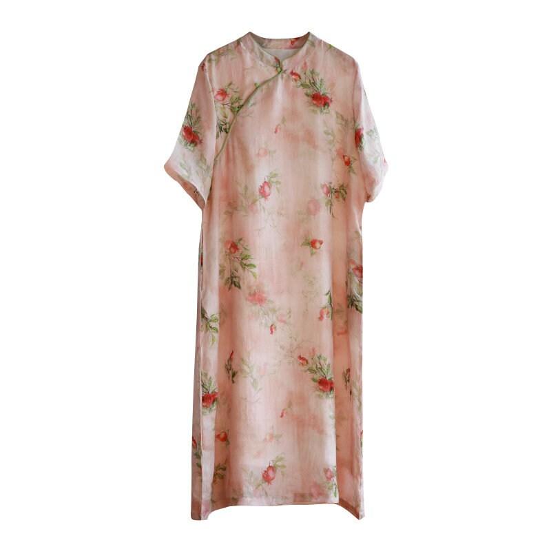 Ramie Qipao Dress