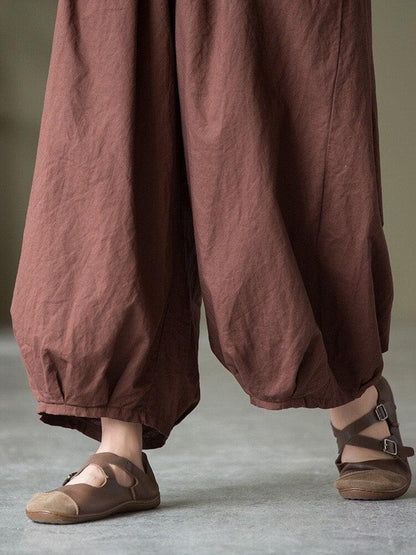 Linen Cotton Pants Long Trousers