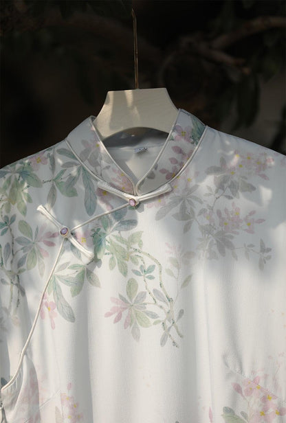 Traditional Chinese Cheongsam, Short Sleeves Chinese Qipao